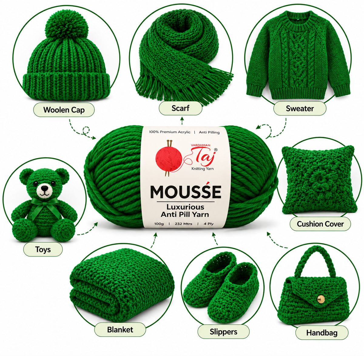 Taj Mousse - 29 – Parrot Green