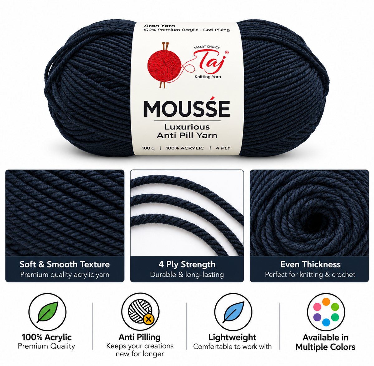 Mousse - 19 – Creative Knitting Yarn