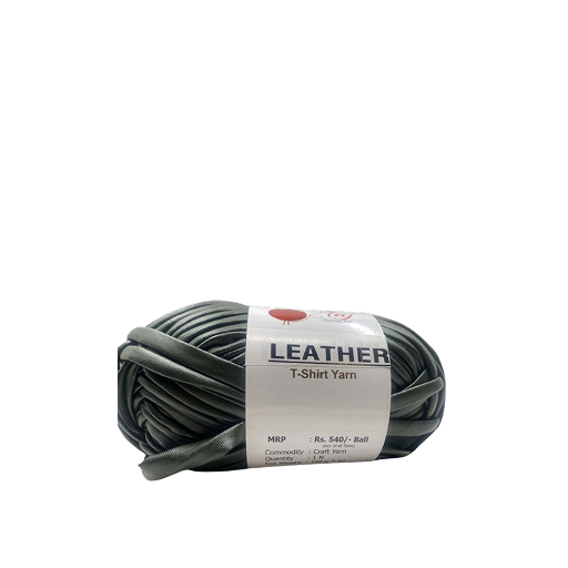Ball of yarn with a label on a white background