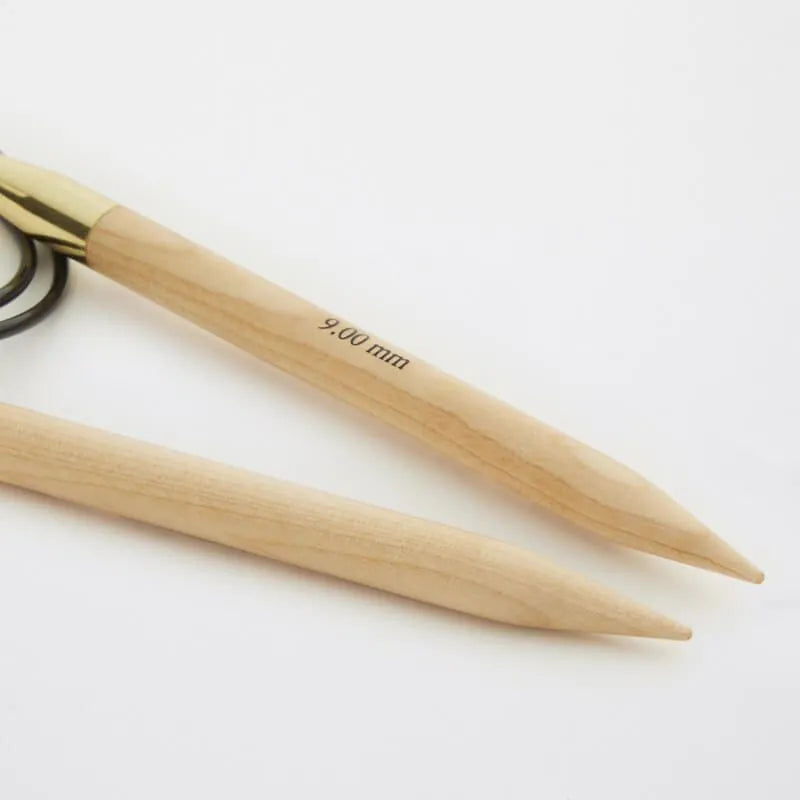 Basix Wood Fixed Circular Needle