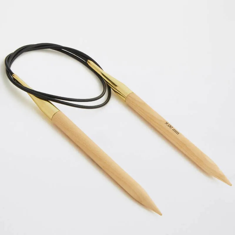 Basix Wood Fixed Circular Needle