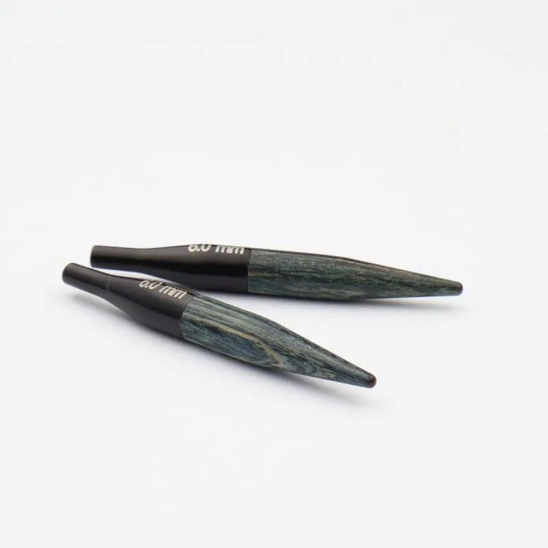 Denim Indigo Wood Mini Interchangeable Needles 2" (5CM)