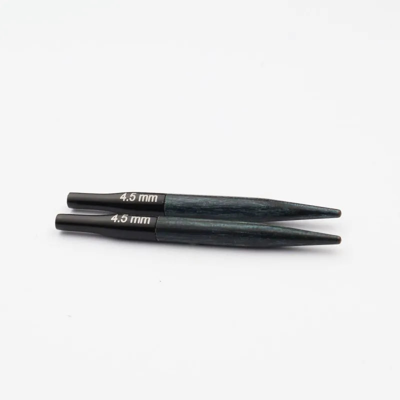 Denim Indigo Wood Mini Interchangeable Needles 2" (5CM)