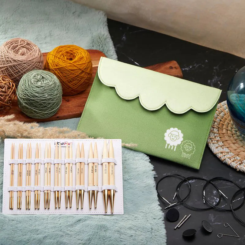 Bamboo Normal Interchangeable Needle Sets - 13cm (5”)