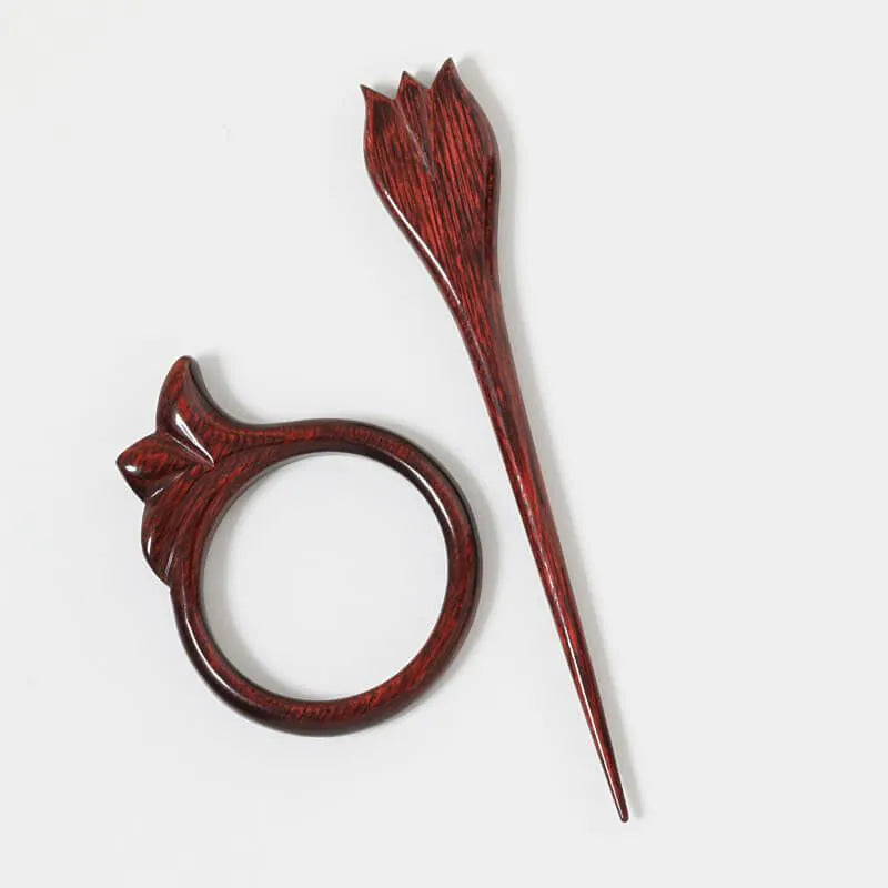 Symfonie Shawl Sticks with Brooch