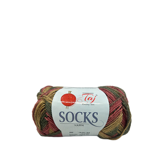 Ball of yarn with a label on a white background
