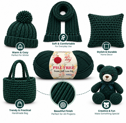 Pillfree 26 – Luxurious Anti-Pill Yarn for Knitting
