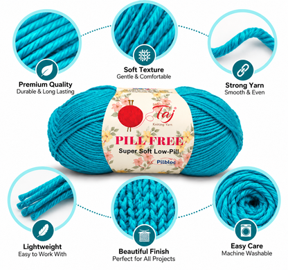 Pillfree 39  – Luxurious Anti-Pill Yarn for Knitting
