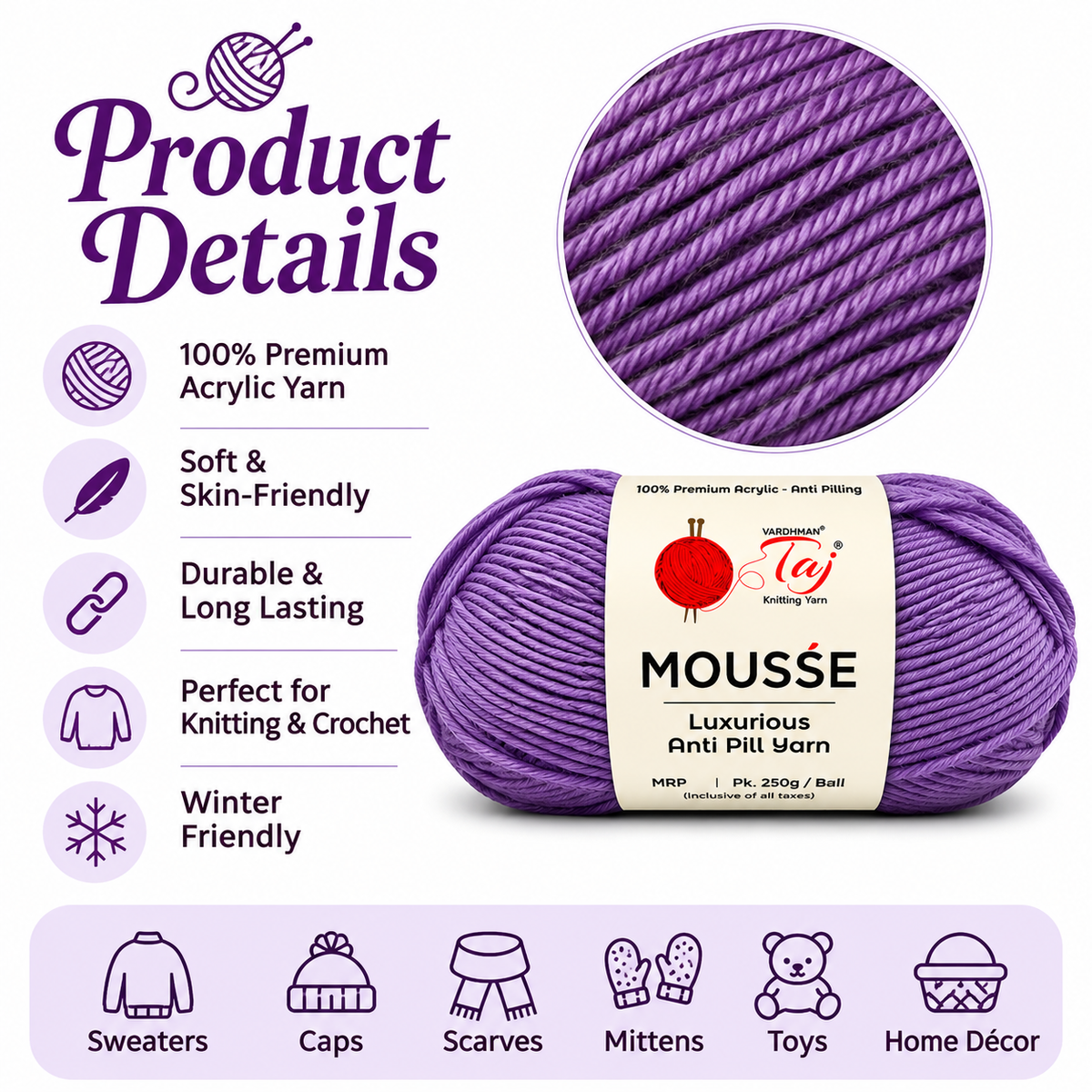 Mousse – 34– – Creative Knitting Yarn