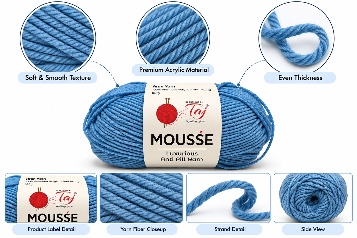 Mousse - 24 – Creative Knitting Yarn