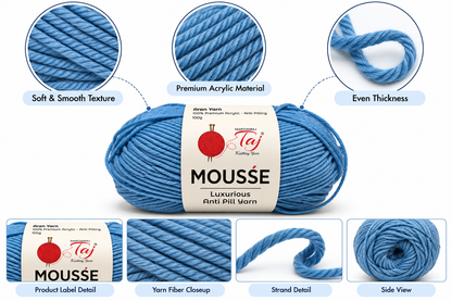Mousse - 24 – Creative Knitting Yarn