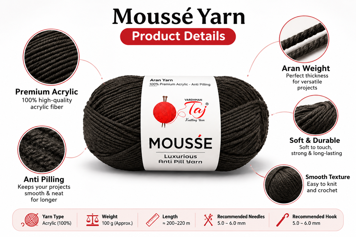 Taj Mousse - 52 – Charcoal