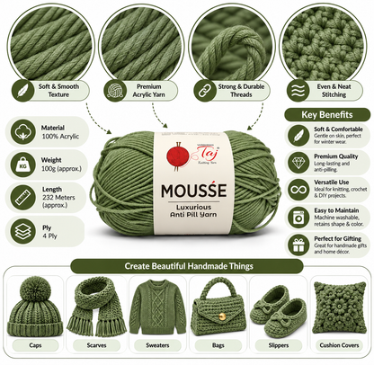 Taj Mousse - 43 – Green Oyster