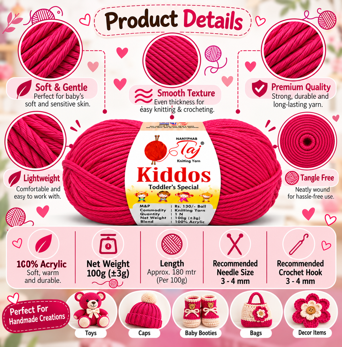 Kiddos 79 – Premium Knitting Yarn