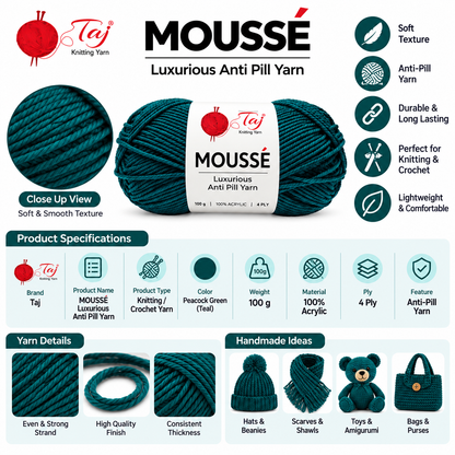 Taj Mousse - 03 – Dusky Blue Teal