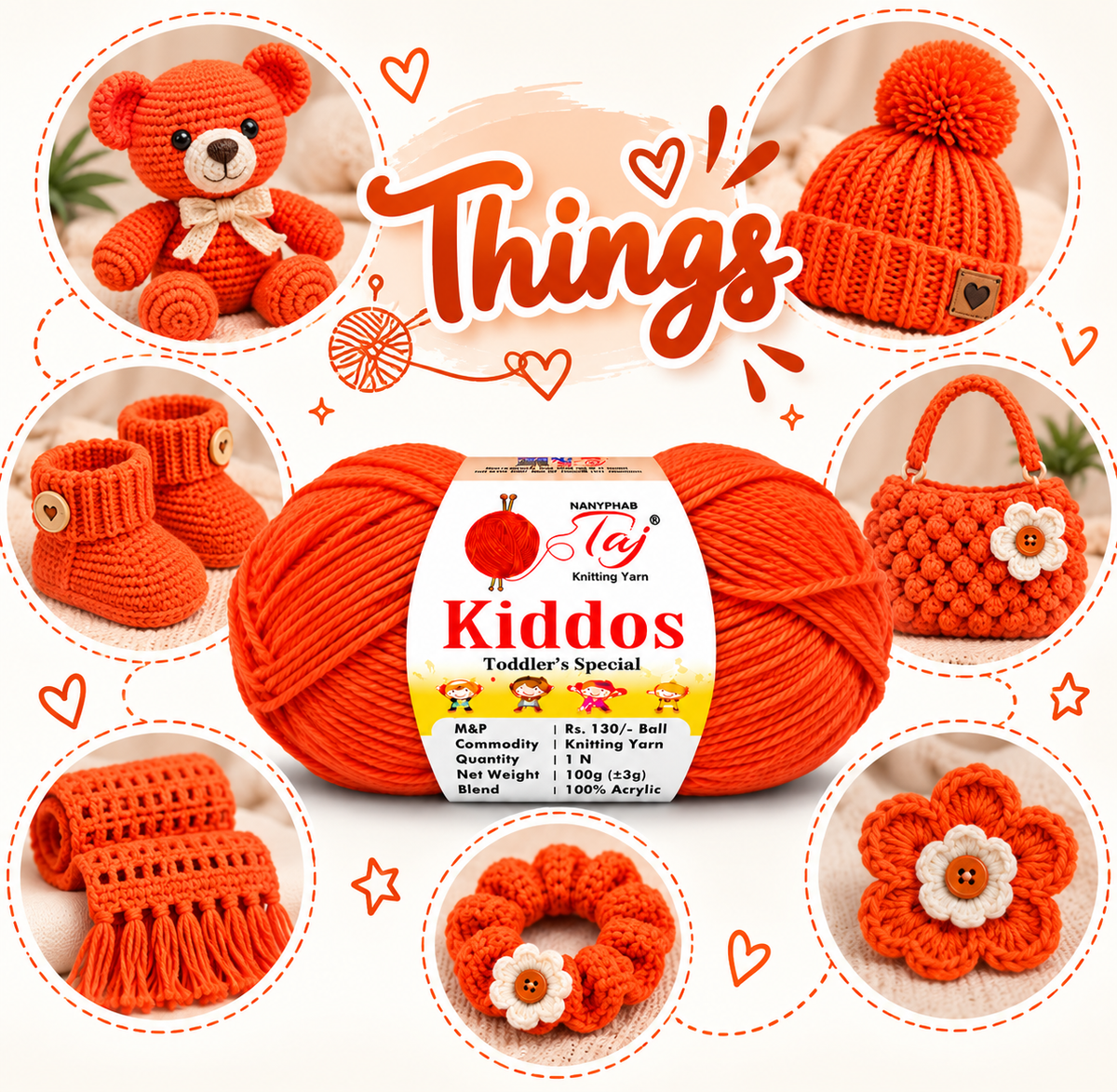 Kiddos 80 – Premium Knitting Yarn
