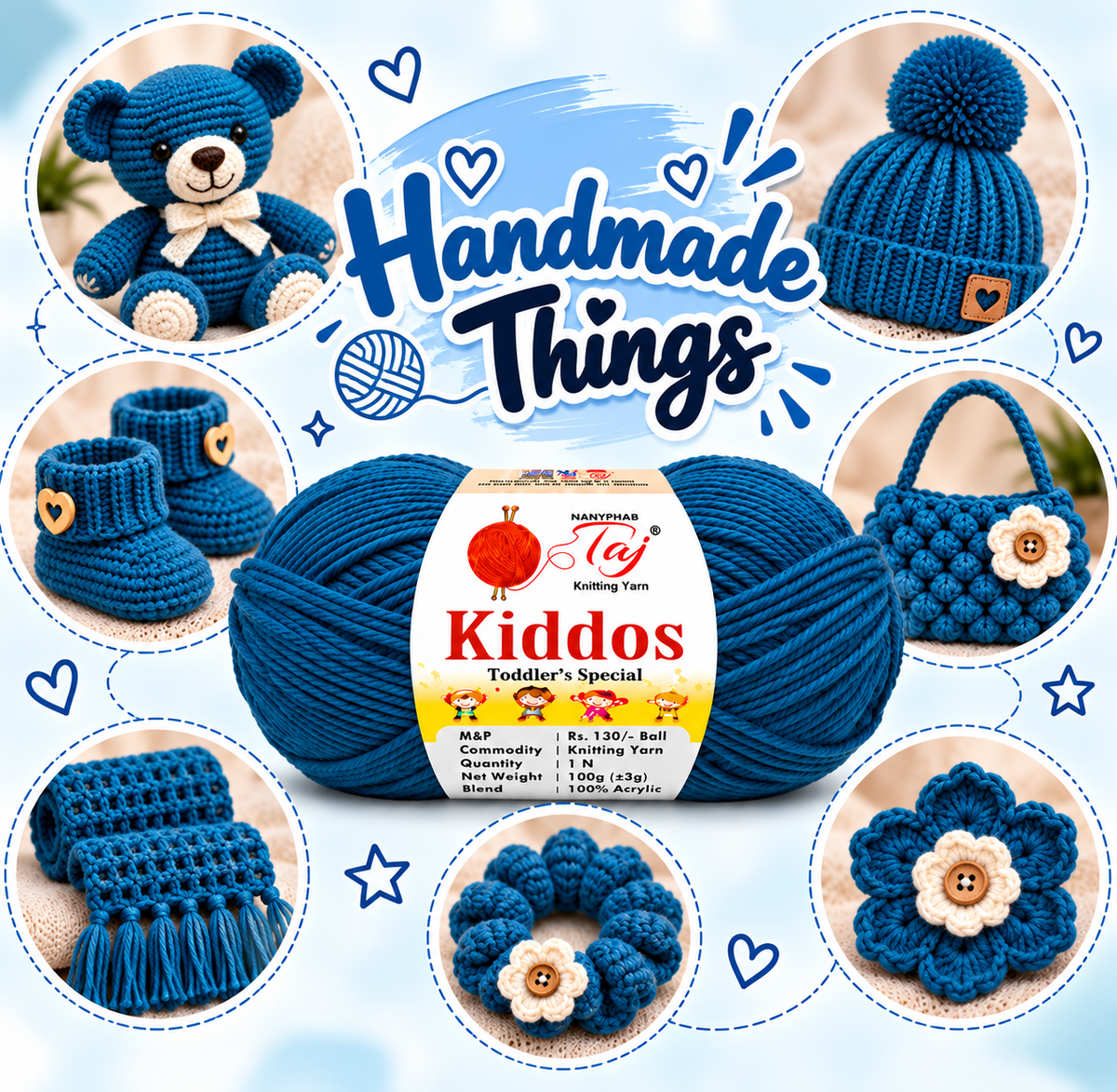 Kiddos 90 – Premium Knitting Yarn