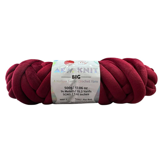 Arm Knit Yarn - Dark Maroon - 18