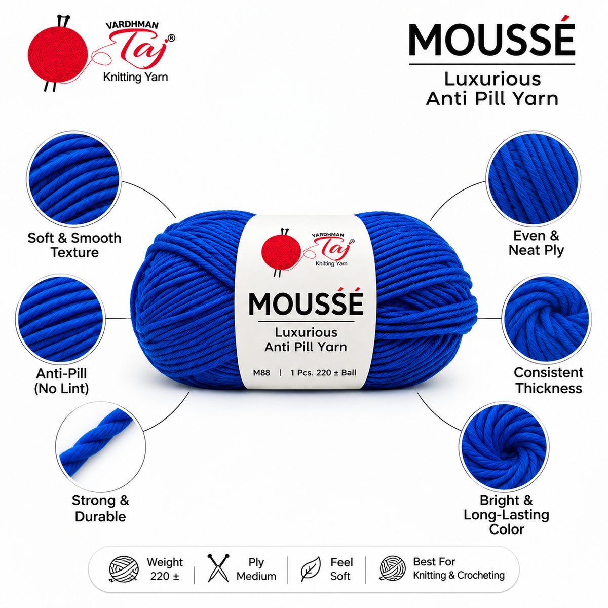 Taj Mousse - 75 – Sapphire