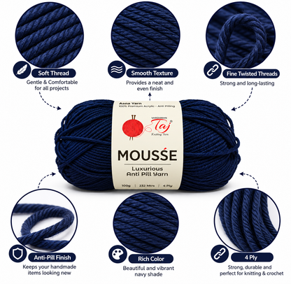 Taj Mousse - 32 – Navy
