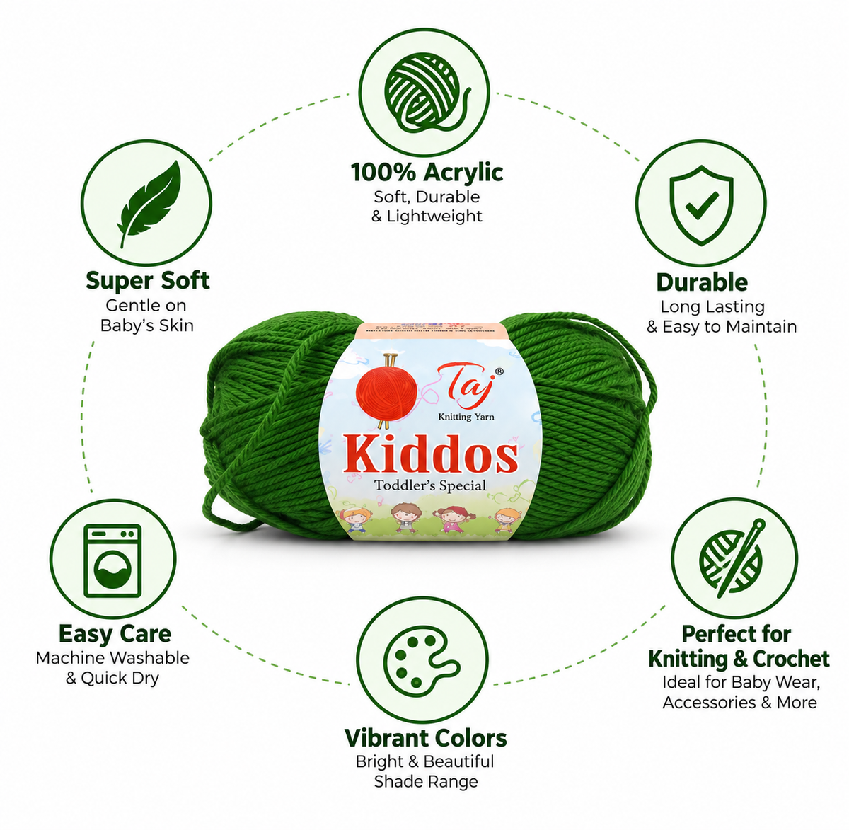 Kiddos 43 – Premium Knitting Yarn