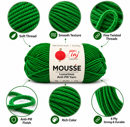 Taj Mousse - 29 – Parrot Green