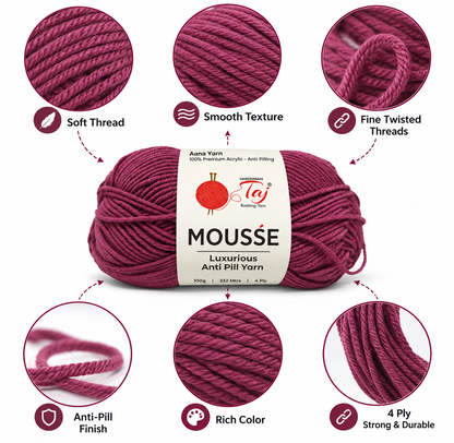 Taj Mousse - 28 – Dark Rasberry