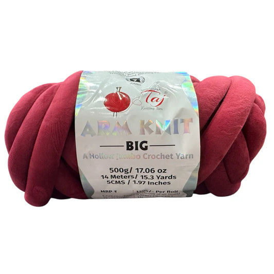 Arm Knit Yarn - Maroon - 10