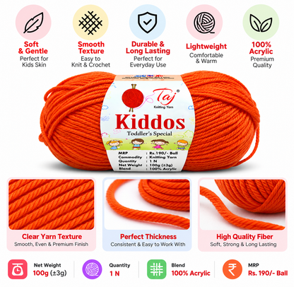 Kiddos 56 – Premium Knitting Yarn