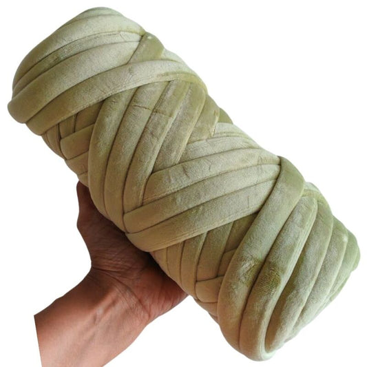 Jumbo Finger Knitting Yarn 15mm- 107 Fern Green
