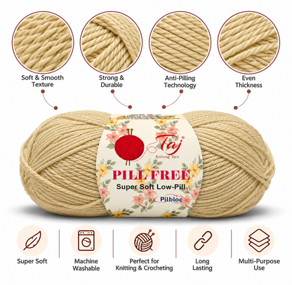 Pillfree 46 – Luxurious Anti-Pill Yarn for Knitting