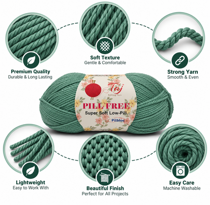 Pillfree 33 – Luxurious Anti-Pill Yarn for Knitting