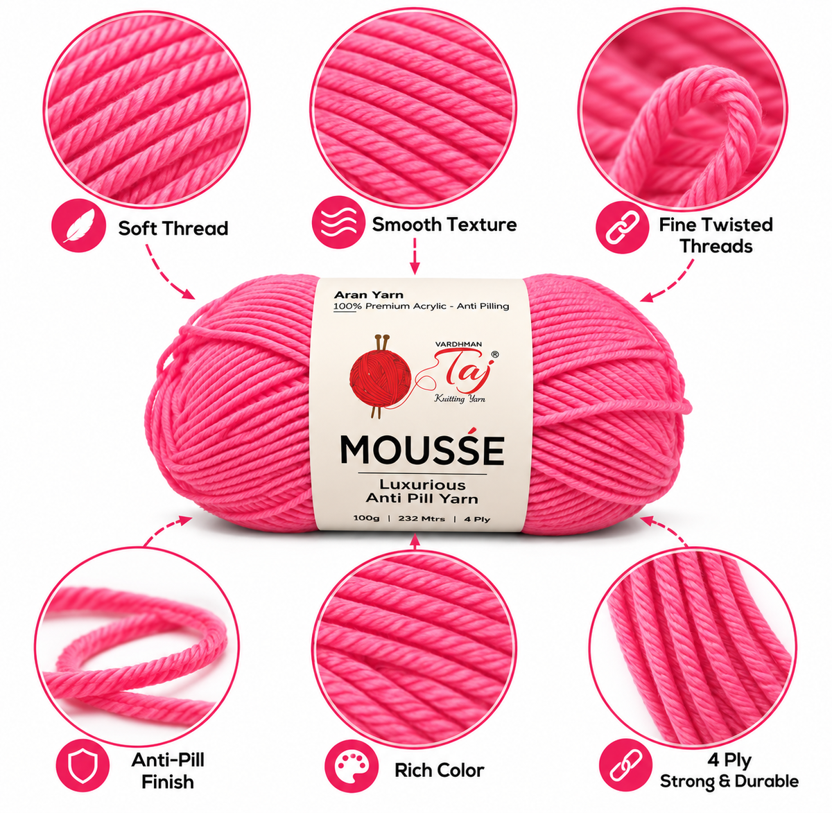 Mousse - 36 – Creative Knitting Yarn