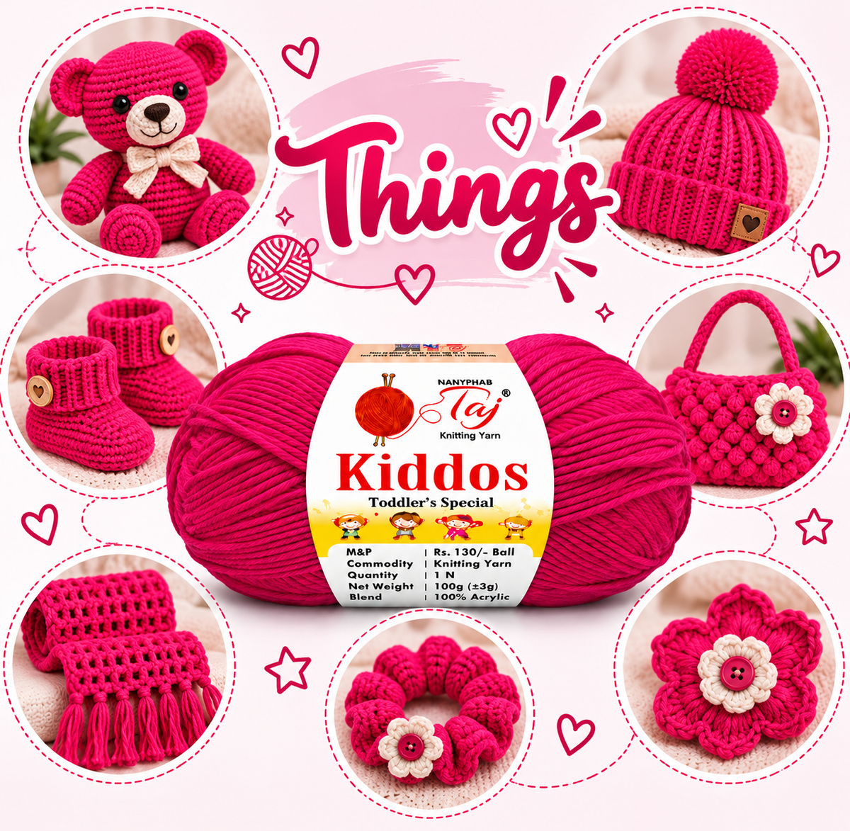 Kiddos 83– Premium Knitting Yarn
