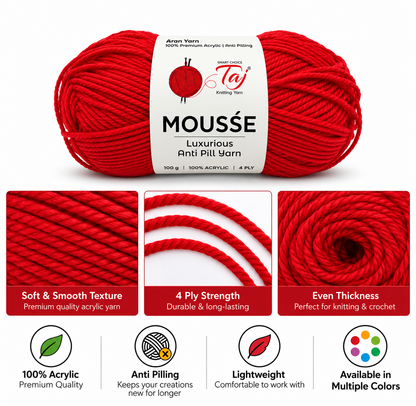 Mousse 20– Creative Knitting Yarn