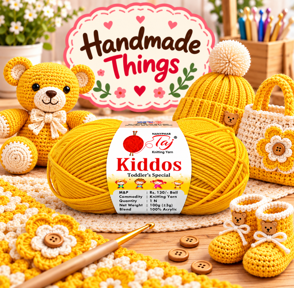 Kiddos 85 – Premium Knitting Yarn