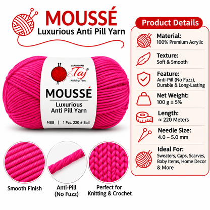 Taj Mousse  53 – Bright Pink