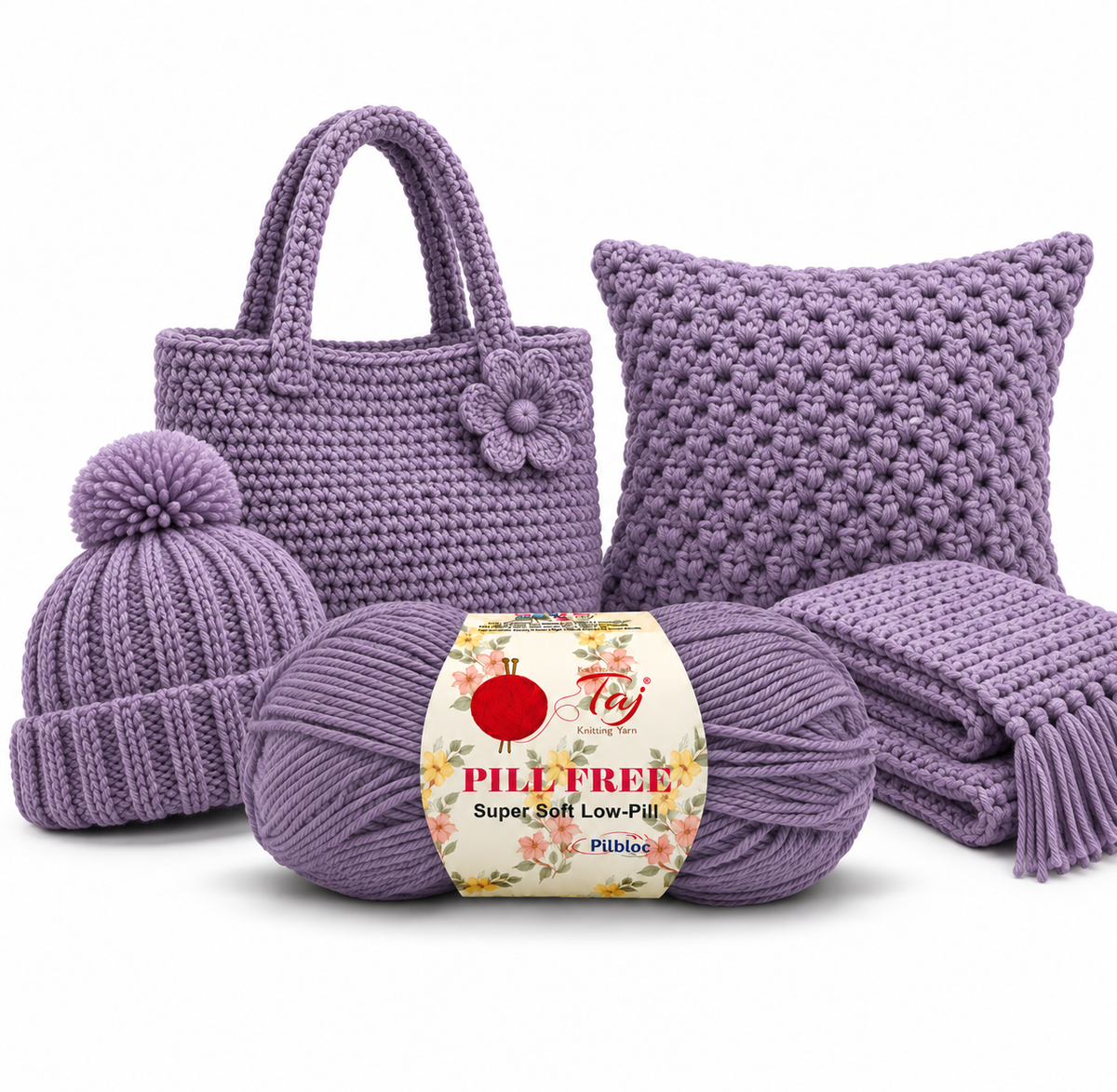 Pillfree 08 – Luxurious Anti-Pill Yarn for Knitting