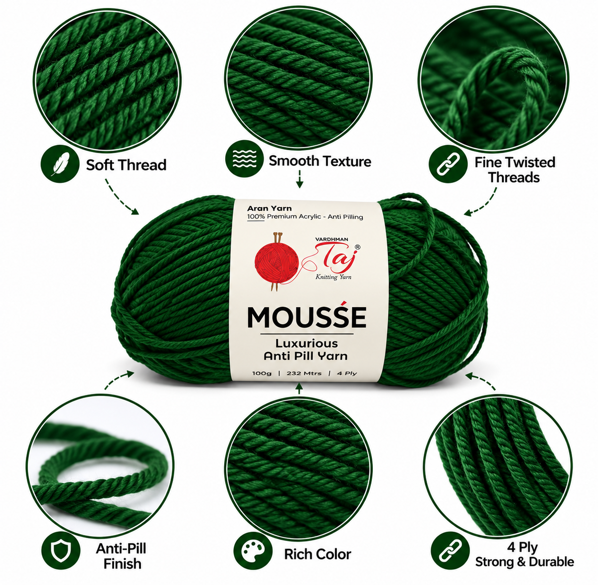 Mousse - 35 – Creative Knitting Yarn