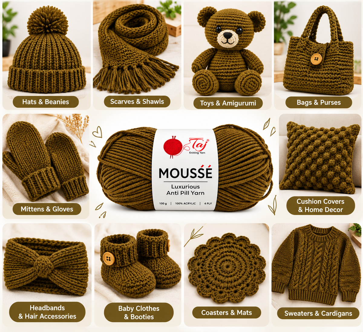 Mousse - 101 – Creative Knitting Yarn
