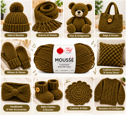 Mousse - 101 – Creative Knitting Yarn