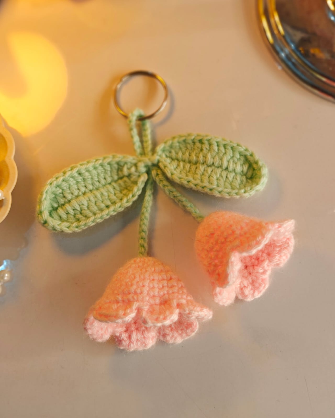 Valley of lily keychain