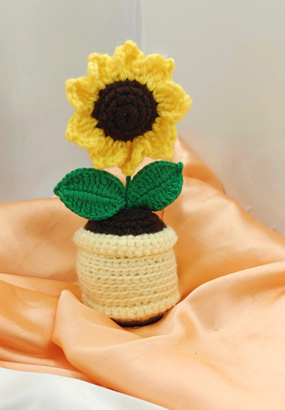 Mini sunflower pot