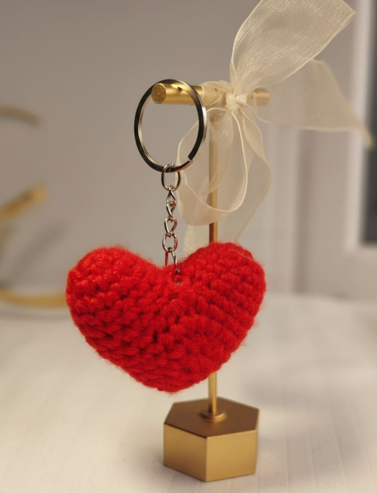 Heart keychain
