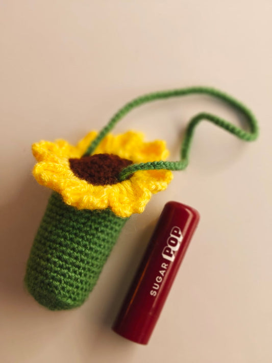 Sunflower lipbalm case