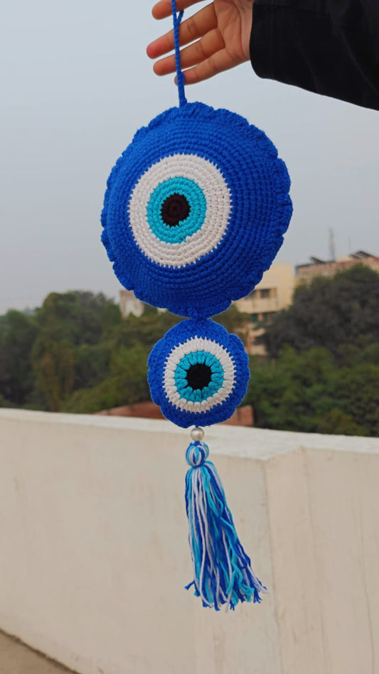 Evil eye stuffed hanging decor