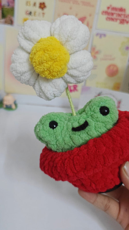 Frog cute mini flower pot