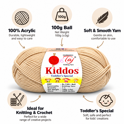 Kiddos 68 – Premium Knitting Yarn