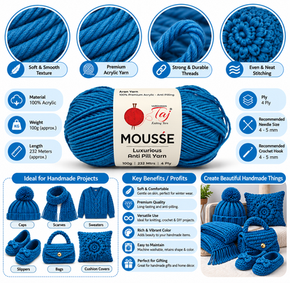 Mousse - 42 – Creative Knitting Yarn