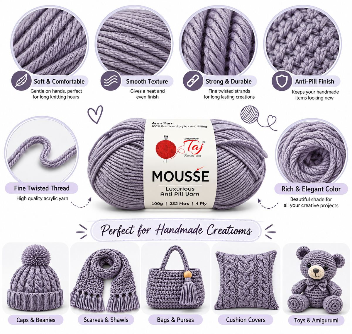 Mousse - 41– Creative Knitting Yarn